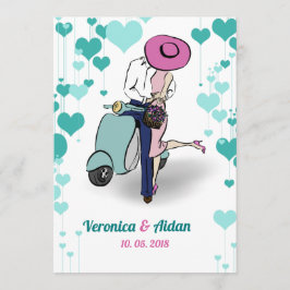 Einladung zur Vintagen Hochzeit