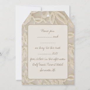 Einladung zur Vintagen Hochzeit