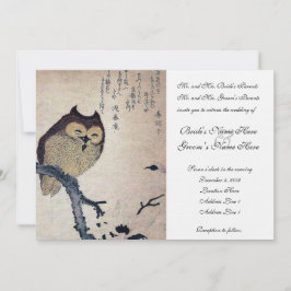 Einladung zur Vintagen japanischen Hochzeit