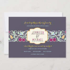 Einladung zur Vintagen jüdischen Hochzeit