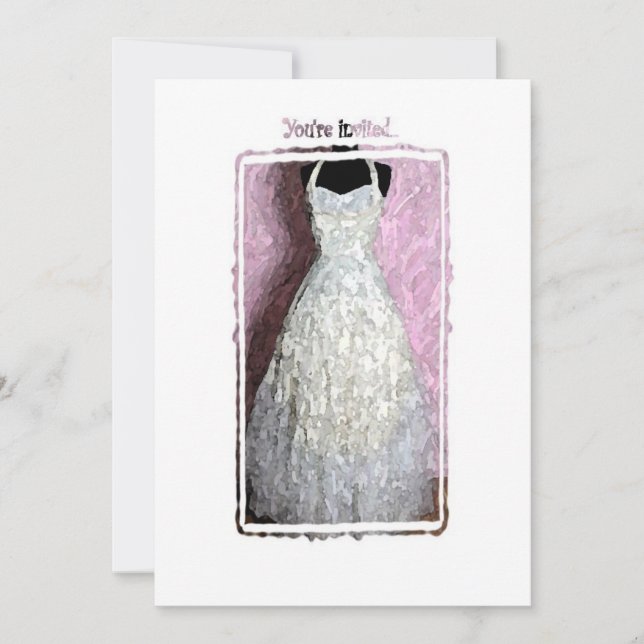 Einladung zur Vintagen Kleiderdusche (Vorderseite)