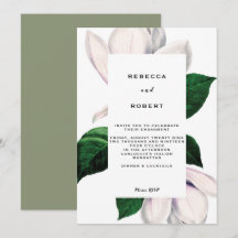 Einladung zur Vintagen Magnolienlobby