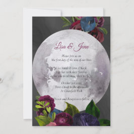 Einladung zur Vollmond-Blumenhochzeit