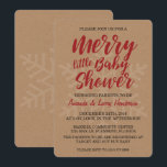 Einladung zur Weihnachtsdusche<br><div class="desc">Unsere Merry Little Baby Dusche Einladung ist ein sicherer Hit für einen Urlaub mit der Babydusche! Winterbabys bringen viel Beifall in die Urlaubssaison und das lädt zum Set einer fröhlichen Babydusche ein.</div>