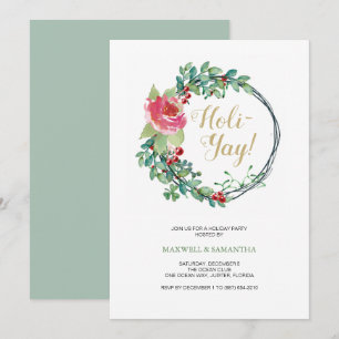 Einladung zur Weihnachtsfunktion, asymmetrischer K