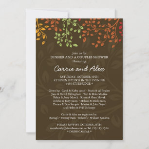 Einladung zur Whimsical Fall Engagement Party