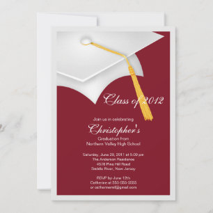 Einladung zur White Grad Graduation Party