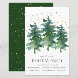 Einladung zur Winter Forest Holiday Party