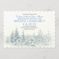 Einladung zur Winterhochzeit