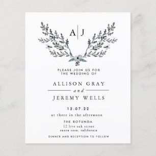 Einladung zur Winterhochzeit   Haushalt Flyer