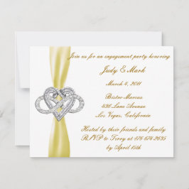 Einladung zur "Yellow Infinity Heart Engagement Pa