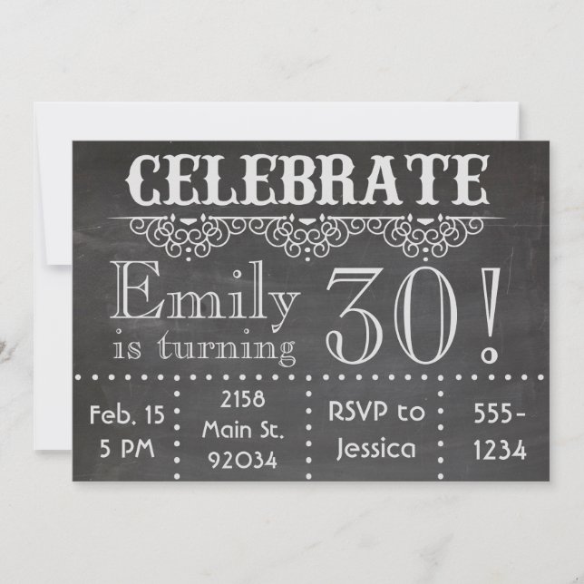 Einladung zur Zwischenablage: feiern (Vorderseite)