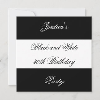 Einladungen Black & White Style Party