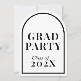 Einladungen der Graduierungspartei für Grads - Vor