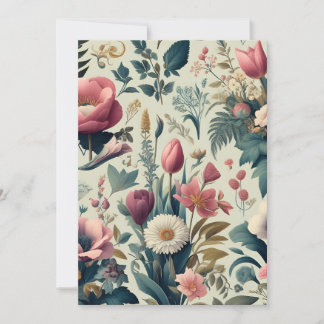 Einladungen | Florale Eleganz | Individuelle 5x7 K