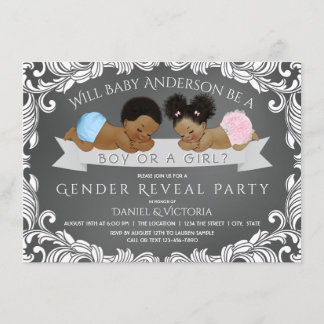 Einladungen für afrikanische amerikanische Gender 