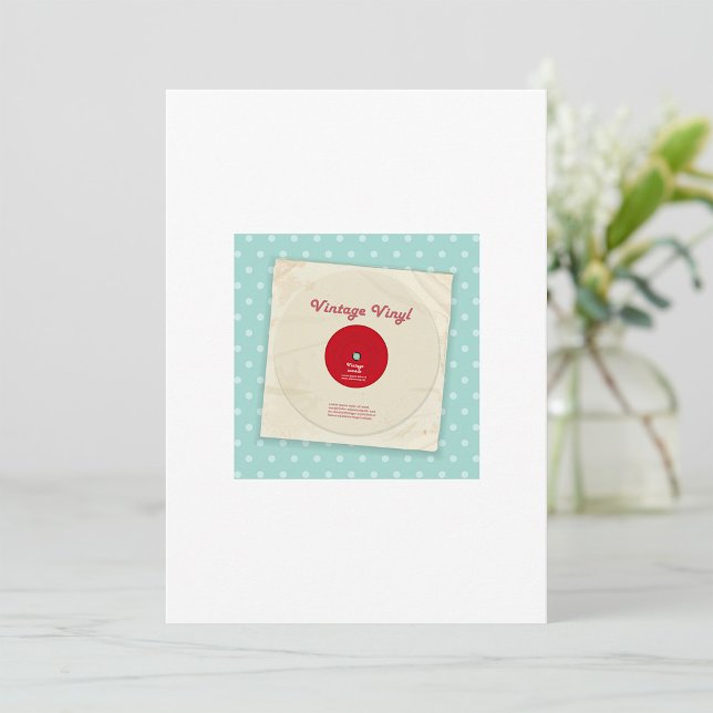 Einladungen für alte Vinyl-Schallplatten (Von Creator hochgeladen)
