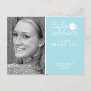 Einladungen für Baby Shower Foto Postkarten für Ju