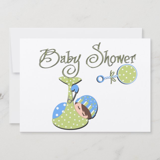 Einladungen für Babydusche (Vorderseite)