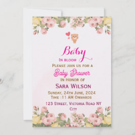 Einladungen für Babydusche