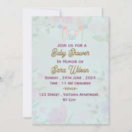 Einladungen für Babydusche