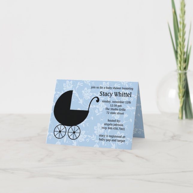 Einladungen für Babydusche (Vorderseite)