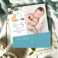 Einladungen für Babyduschen fallen