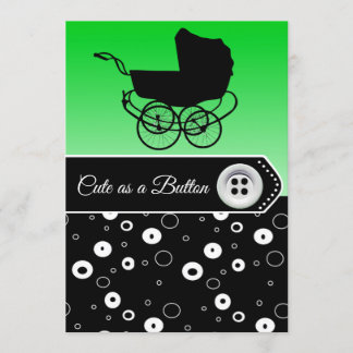 Einladungen für die Kinderdusche von Lime Green &