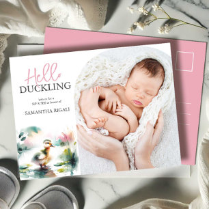 Einladungen für Duckling und Babydusche