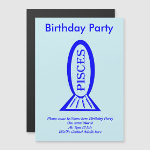 Einladungen für Fische mit Sternzeichen-Fischerei