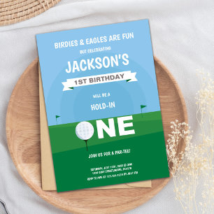 Einladungen für Golfjunge