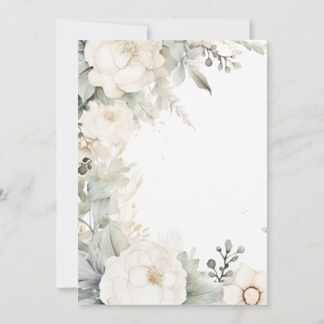 Einladungen für Hochzeiten (Rückseite)