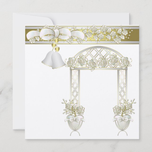 Einladungen für Hochzeiten 5,25" x 5,25" (Vorderseite)
