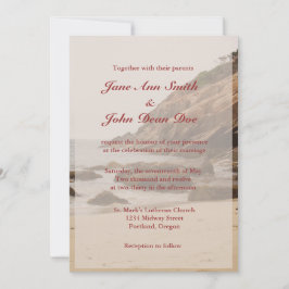 Einladungen für Hochzeiten am Strand - Rocky Beach
