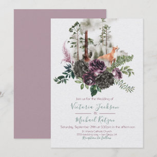 Einladungen für Hochzeiten im Waldwald