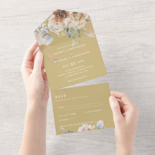 Einladungen für Hochzeiten mit UAWG   BOHO Pampas 