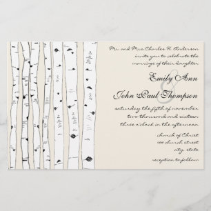 Einladungen für Hochzeiten von Elfenbein