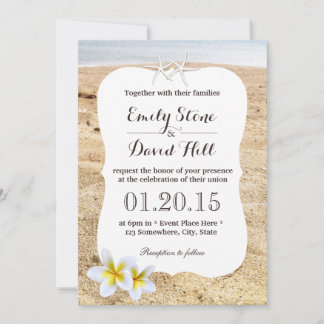Einladungen für Hochzeiten von Starfish & Plumeria