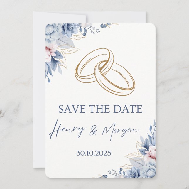 Einladungen für individuelle Hochzeiten (Vorderseite)