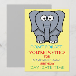 Einladungen für Kindergeburtstag