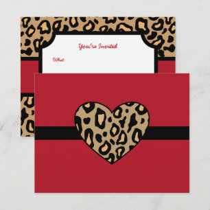 Einladungen für Leopard-Tiere