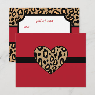 Einladungen für Leopard-Tiere