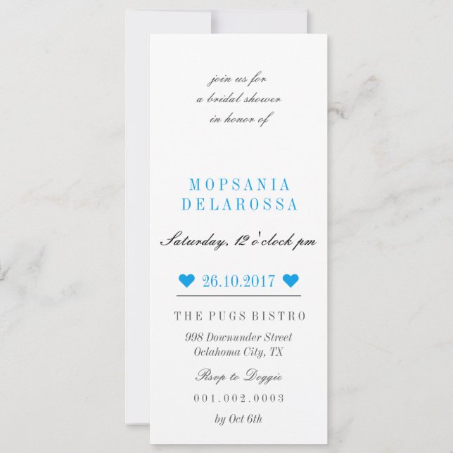 Einladungen für Mops (Rückseite)