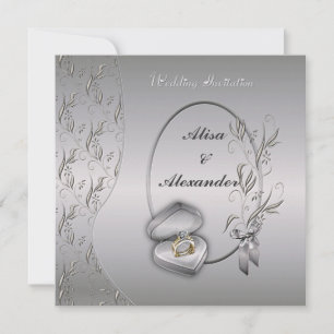 Einladungen für Silberhochzeiten