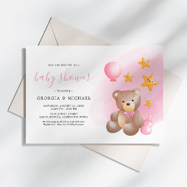 Einladungen für Teddy Bear Baby Shower