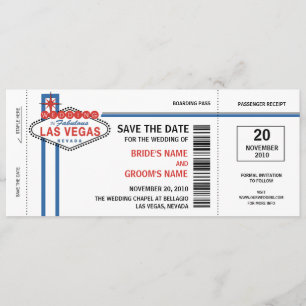 Einladungen Las Vegas Save the Date