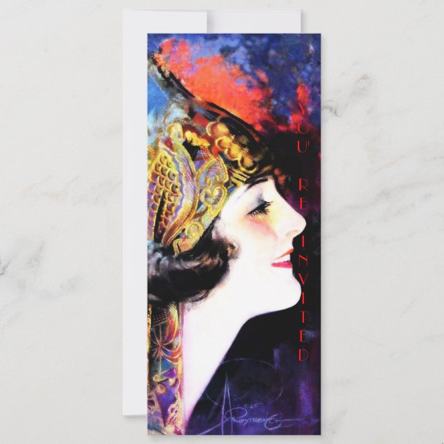 Einladungen, Martha Mansfield Einladung (Vorderseite)