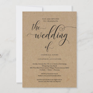 Einladungen mit UAWG & Registry für eine Hochzeit