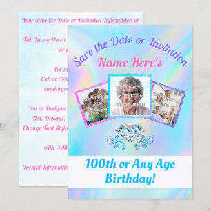 Einladungen oder 100 Save the Date mit 1 - 3 Fotos
