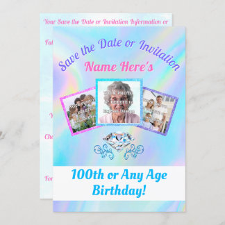 Einladungen oder 100 Save the Date mit 1 - 3 Fotos